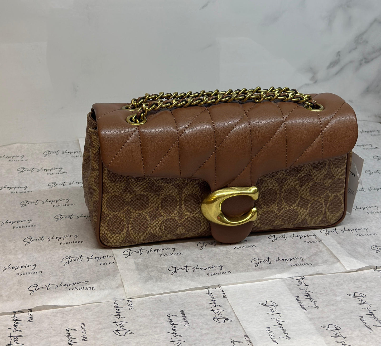 Coach quilted tabby 26