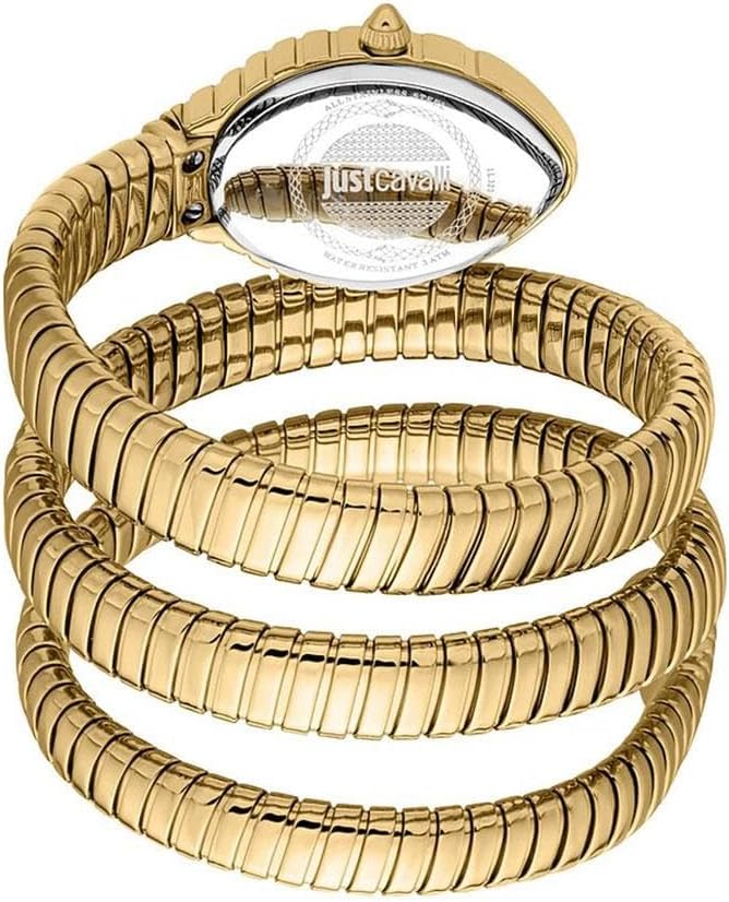 Signature Snake Womens Stainless Steel Gold Color Watch
