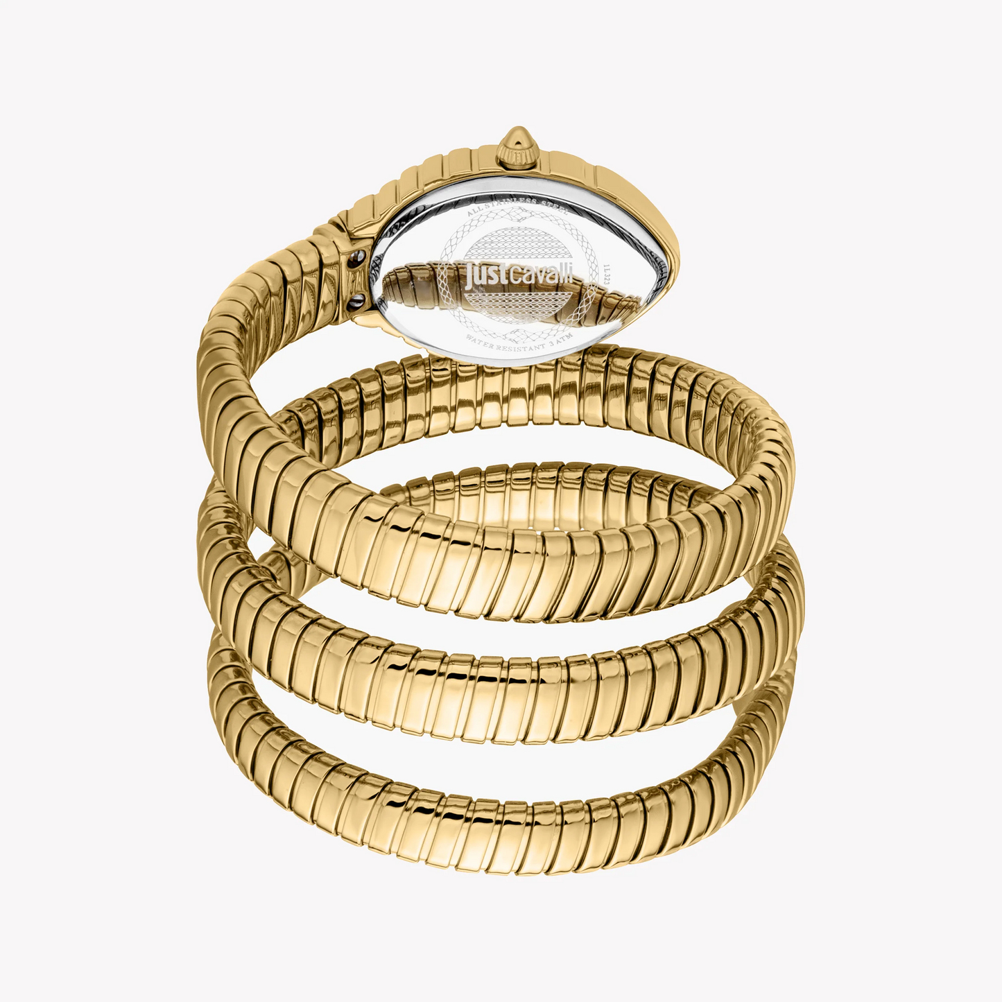 Women's Snake Gold Watch Red Dial