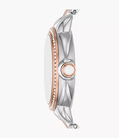 Emporio Armani Three-Hand Two-Tone Stainless Steel Watch
