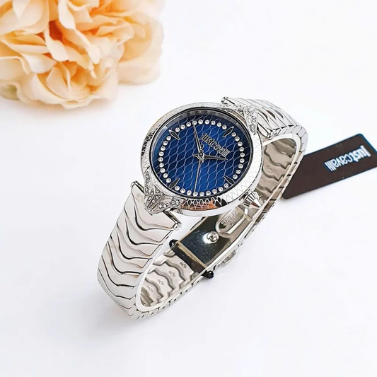 Obsessive Snake Silver Blue