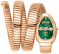 Signature Green/Rose gold colored steel