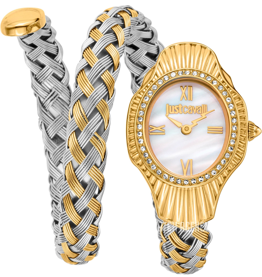 Signature Snake Multi-colored/Gold toned steel