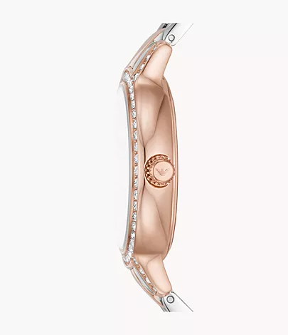 Emporio Armani Three-Hand Two-Tone Stainless Steel Watch