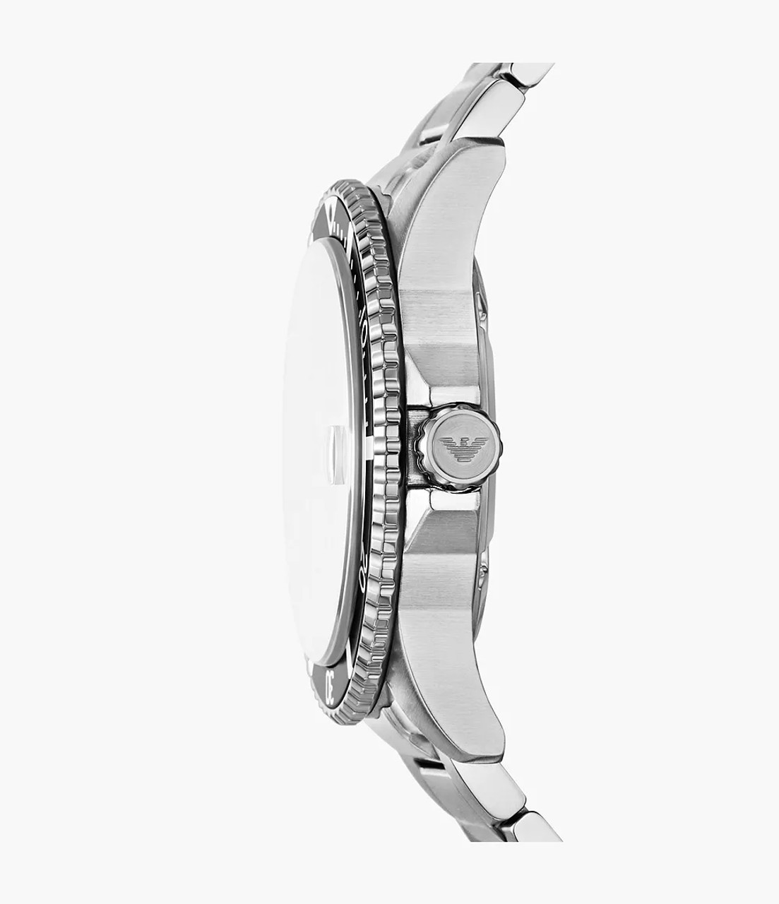 Emporio Armani World Explorer Three-Hand Date Men's Stainless Steel Watch Ar11683